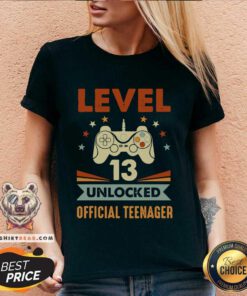 Level 13 Unlocked Official Teenager V-neck