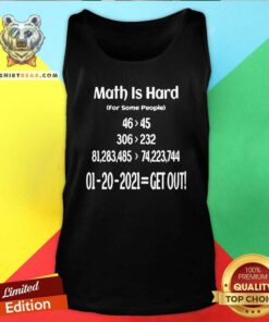 Cheated Math Is Hard For Some 13 People Tank Top - Design by Teeshirtbear.com