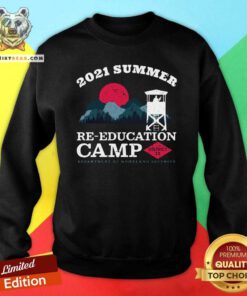 Cross 2021 Summer ReEducation Camp Department Of Homeland Security Sweatshirt - Design by Teeshirtbear.com