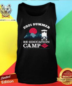 Cross 2021 Summer ReEducation Camp Department Of Homeland Security Tank Top - Design by Teeshirtbear.com