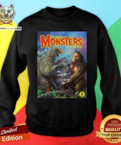 Cross 8 Godzilla Vs King Kong Sweatshirt - Design by Teeshirtbear.com