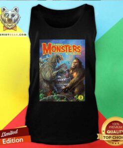 Cross 8 Godzilla Vs King Kong Tank Top - Design by Teeshirtbear.com
