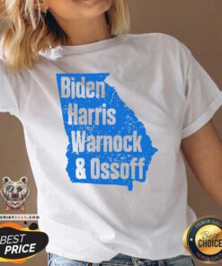 Biden Harris Warnock & Ossoff Senate Win In Georgia V-neck