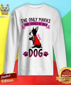 The Only Marks That Should Be On A Daisy Dog Sweatshirt - Design By Teeshirtbear.com