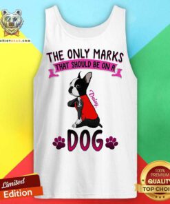 The Only Marks That Should Be On A Daisy Dog Tank Top - Design By Teeshirtbear.com