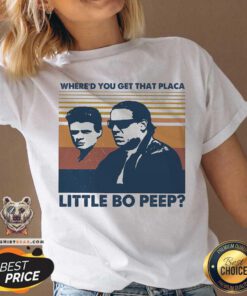 Where’d You Get That Placa Little Bo Peep Vintage V-neck - Design By Teeshirtbear.com