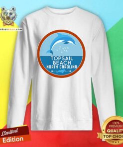 Topsail Beach North Carolina NC Dolphin Lover Sweatshirt