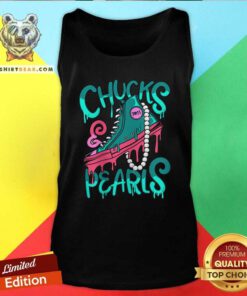 Great President Kamala Harris Green Chucks And Pearls 2021 Tank Top - Design by Teeshirtbear.com