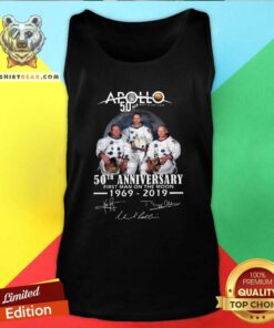 Apollo Next Giant Leap 52 Years Thank You For The Memories Signatures Tank Top - Design By Teeshirtbear.com