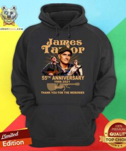 James Taylor 55th Anniversary Thank You For The Memories Signatures Hoodie - Design By Teeshirtbear.com