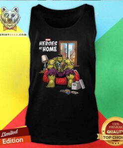 Marvel Heroes At Home Hulk Tank Top - Design By Teeshirtbear.com