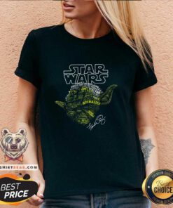 Yoda Star Wars Force This Is Just The Beginning Signature V-neck