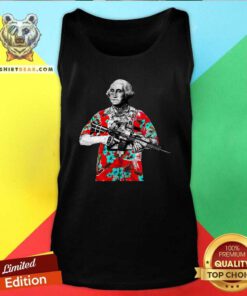 Irritated 15 Boogaloo With Gun Tank Top - Design by Teeshirtbear.com