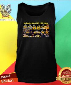 Los Angeles Lakers 2020 2021 Roster Tank Top - Design By Teeshirtbear.com