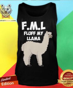 FML Fluff My Llama Tank Top - Design By Teeshirtbear.com