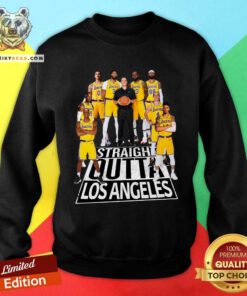 Straight Out Los Angeles Lakers Sweatshirt - Design By Teeshirtbear.com