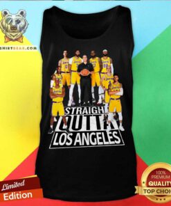 Straight Out Los Angeles Lakers Tank Top - Design By Teeshirtbear.com