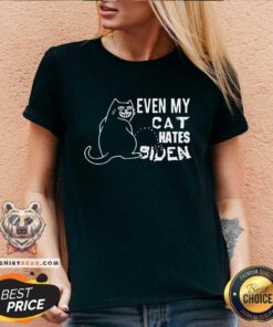 Even My Cat Hates Biden V-neck