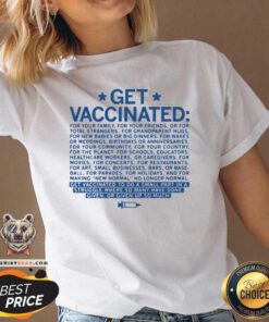 Get Vaccinated V-neck
