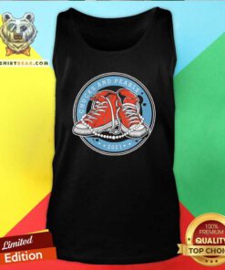 Relaxed Vice President Kamala Harris Chucks And Pearls 2021 Tank Top - Design by Teeshirtbear.com