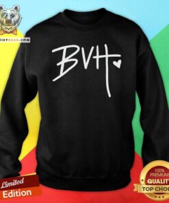 Suspicious BVH Merch 13 BVH Love Sweatshirt - Design by Teeshirtbear.com
