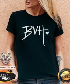 Suspicious BVH Merch 13 BVH Love V-neck - Design by Teeshirtbear.com