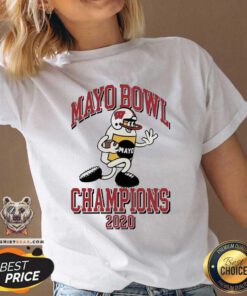 Terrible Mayo Bowl Champions 2020 V-neck - Design by Teeshirtbear.com