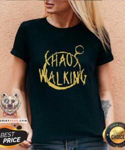 Thoughtful Chaos Walking 12 Lightweight V-neck - Design by Teeshirtbear.com