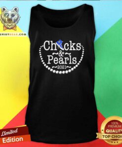Thoughtful Kamala Harris Chucks And Pearls 2021 Blue Converse Tank Top - Design by Teeshirtbear.com