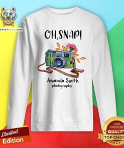 Thoughtful Oh Snap Amanda Smith 1 Photography Sweatshirt - Design by Teeshirtbear.com