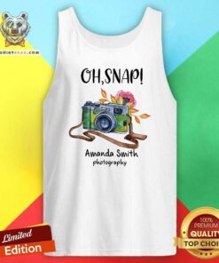 Thoughtful Oh Snap Amanda Smith 1 Photography Tank Top - Design by Teeshirtbear.com