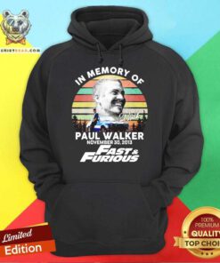 Fast And Furious In Memory Of Paul Walker November 30 2013 Signature Vintage Hoodie - Design By Teeshirtbear.com