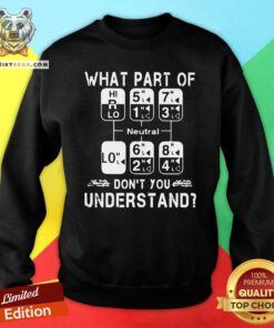 Wonderful what Part Of Neutral Dont You 18 Understand Sweatshirt - Design by Teeshirtbear.com