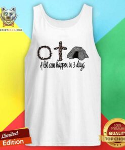 A Lot Can Happen In 3 Days God Leopard Tank Top - Design by Teeshirtbear.com