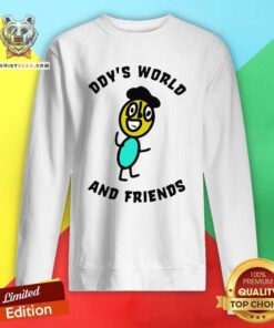 Annoyed Ddys World And 8 Friends Sweatshirt - Design by Teeshirtbear.com