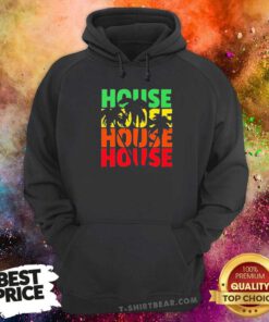 Awesome House Music Beach Palm Tree Hoodie