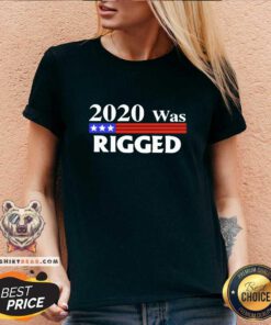Colorful 2020 Was Rigged V-neck