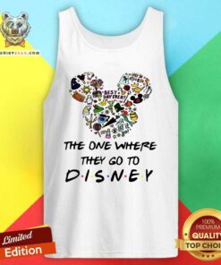 Colorful The One Where They Go To Disney Tank Top