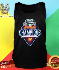 Cool Central Michigan NCAA Mid American 2021 Tournament Champions Tank Top - Design by Teeshirtbear.com