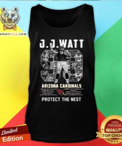 Cool J J Watt Arizona Cardinals 99 Protect The Nest Signature NFL Tank Top - Design by Teeshirtbear.com