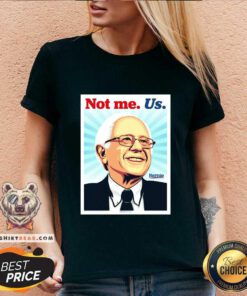 Cool Not Me Us Bernie Ernesto Yerena Montejano V-neck