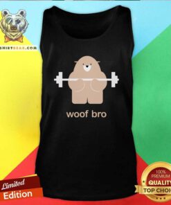 Cute Bear Woof Bro Tank Top