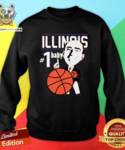 Cute Illinois Fighting Illini Basketball 1 Baby Dicky Sweatshirt