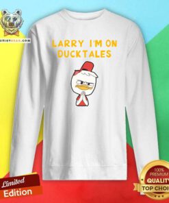 Cute Larry I Am On Duck Tales Sweatshirt - Design by Teeshirtbear.com