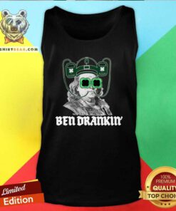 Funny Ben Drankin Benjamin Franklin St Patricks Day Tank Top - Design by Teeshirtbear.com