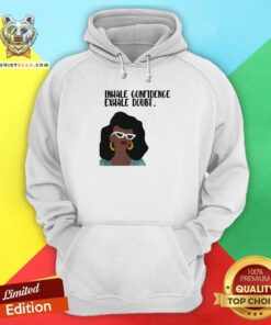 Girl Inhale Confidence 2 Exhale Doubt Hoodie - Design by Teeshirtbear.com