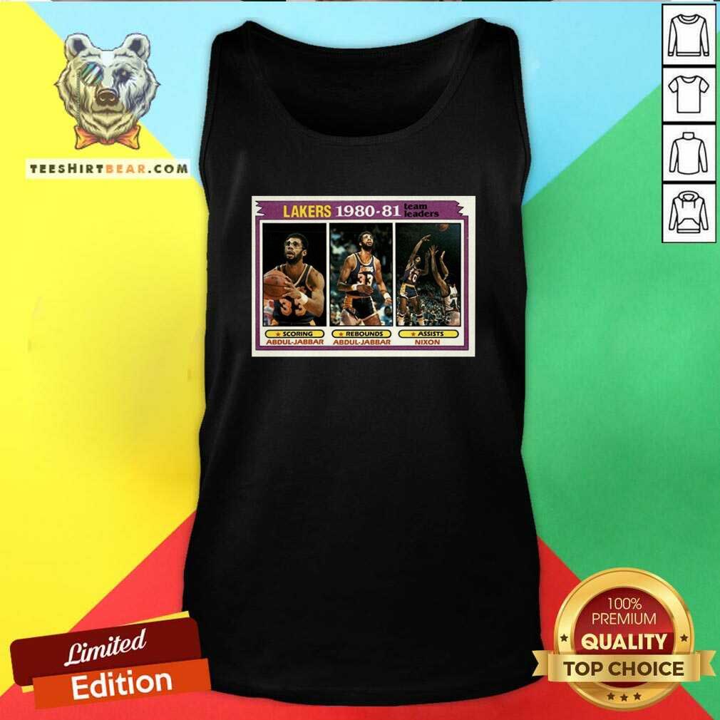 Good Kareem Abdul Jabbar 1981 82 Tops 55 Lakers Tank Top Good Kareem Abdul Jabbar 1981 82 Tops 55 Lakers Tank Top - Design by Teeshirtbear.com