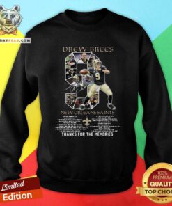 Grateful 9 Drew Brees New Orleans Saints 2006 2020 Sweatshirt