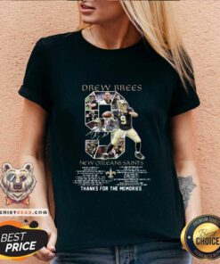 Grateful 9 Drew Brees New Orleans Saints 2006 2020 V-neck