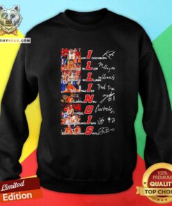 Grateful Illinois Fighting Signatures ShirtGrateful Illinois Fighting Signatures Sweatshirt - Design by Teeshirtbear.com